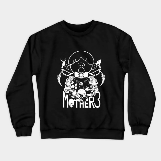 Mother 3 Porky army Crewneck Sweatshirt by Deydez